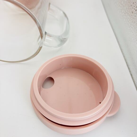 Lot Of 2 Ello 18 oz Glass Travel Mugs With Handle and Lid, Premium Glass. New. - Picture 8 of 10